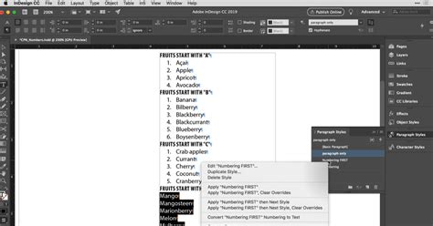 InDesign Script Palette