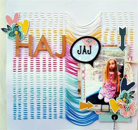 Scrapbook oldal AI elemekkel