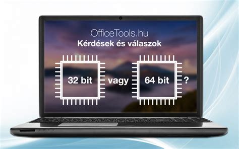 Infografika a 32-bites és 64-bites rendszerek teljesítménykülönbségéről