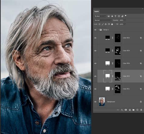 levels korrekciós réteg photoshop